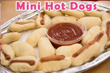 Mini hot dogs​